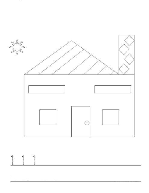 Domy i mieszkania kolorowanki